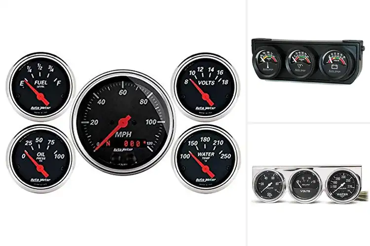 Detailed view of Best Auto Meter Gauge Kits