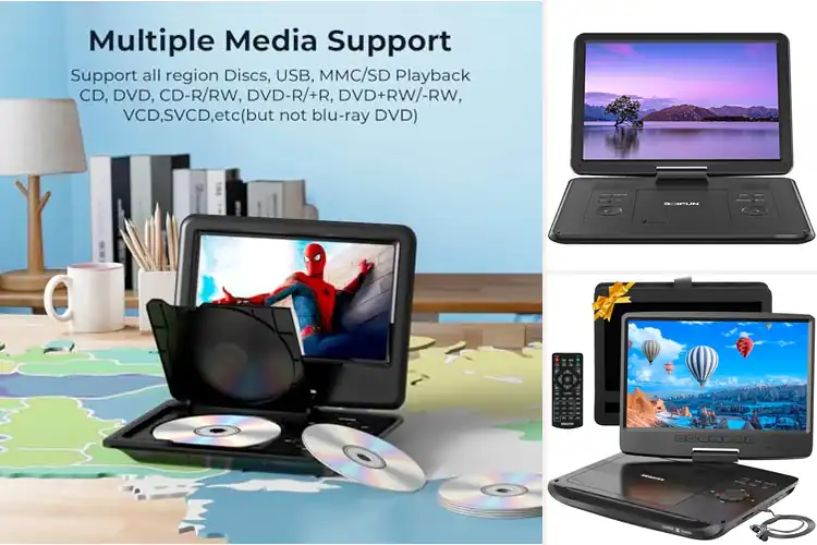 Detailed view of Best Battery Powered DVD Players: Top Portable Picks
