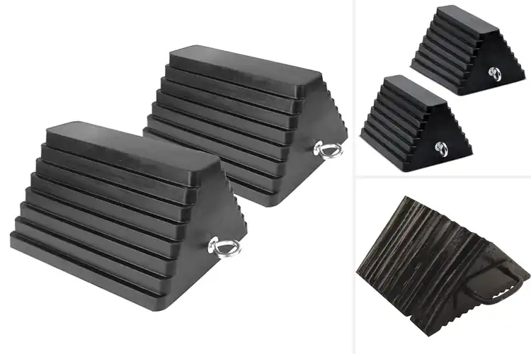 Detailed view of Best Heavy Duty Truck Wheel Chocks