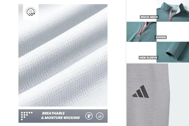 Detailed view of Best Mens Golf Half Zips: Top 10 Tested for Performance