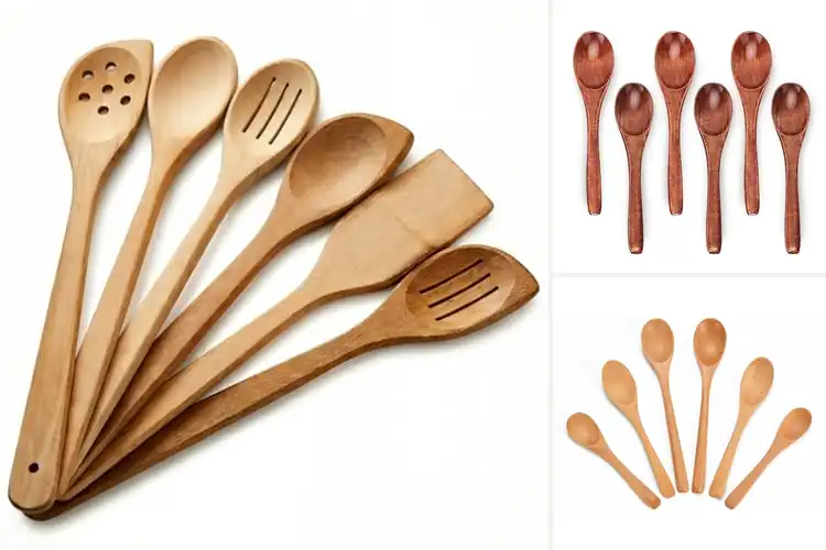 Detailed view of Best Natural Wood Spoons
