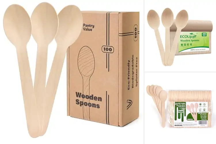 Detailed view of Best Party Wooden Spoons