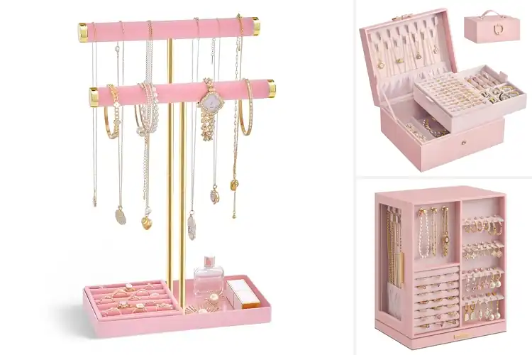 Detailed view of Best Pink Jewelry Organizers
