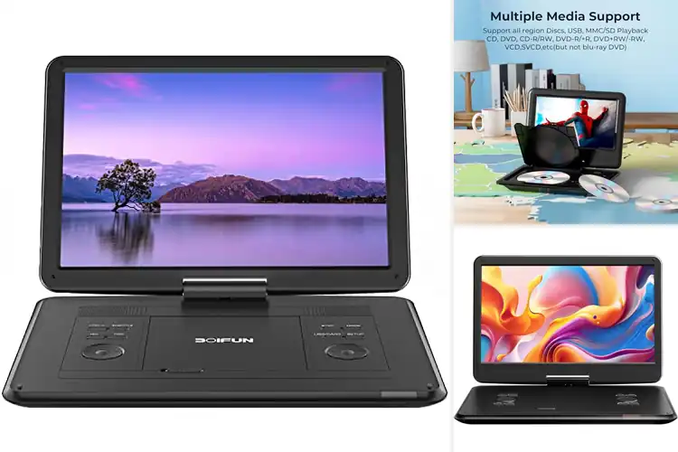 Detailed view of Best Portable DVD Players for Ultimate Road Trip Fun