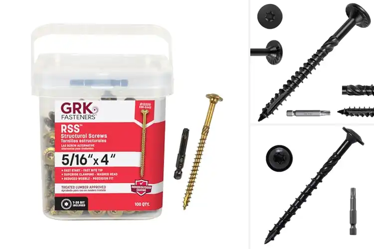 Detailed view of Best Structural Fasteners: Rust-Proof, No-Pre-Drill Picks